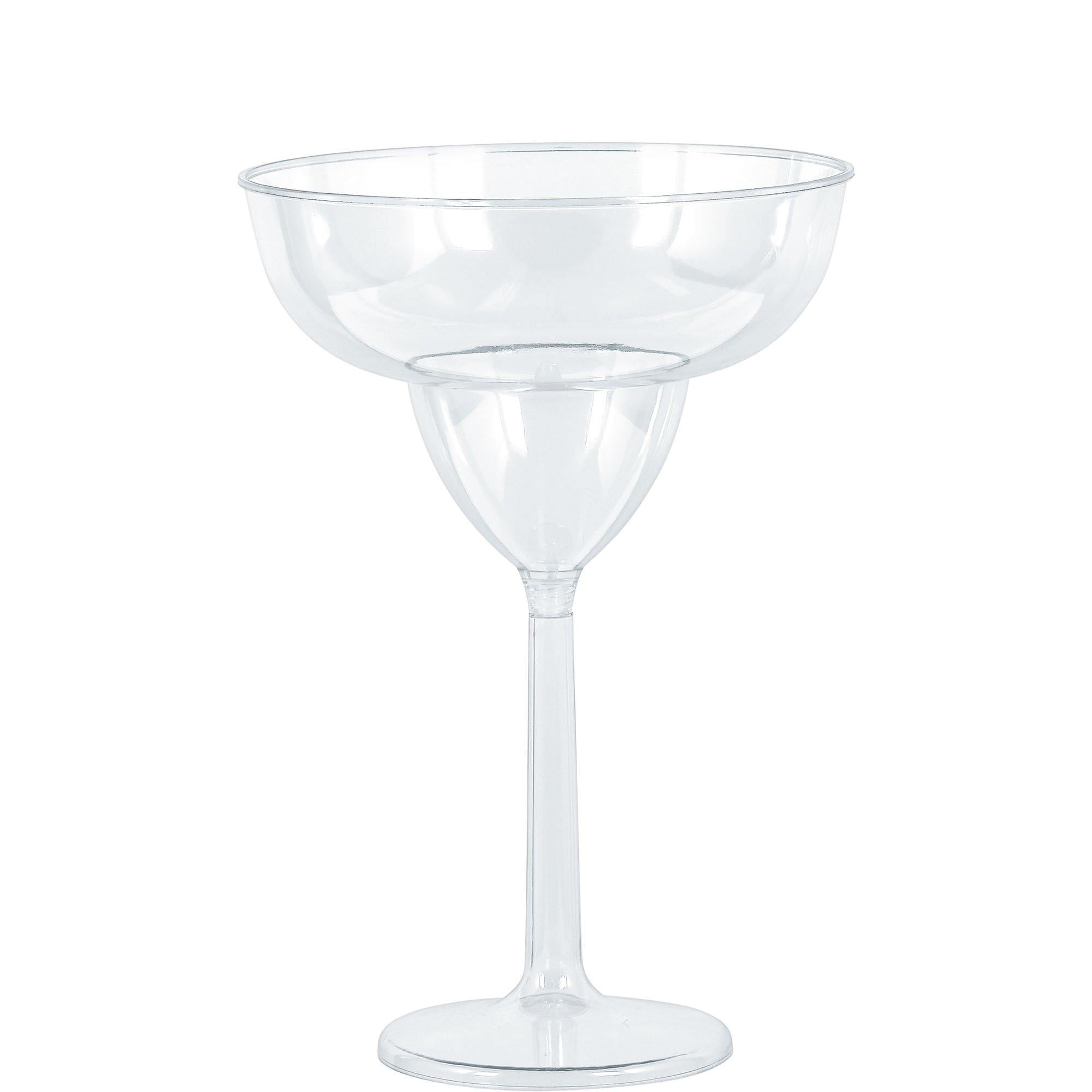 Jumbo Clear Plastic Margarita Glasses. 30oz. 4ct - Image 2
