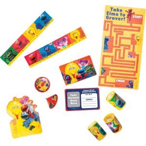 Everyday Sesame Street Favor Pack. 8 Guests. 48pc