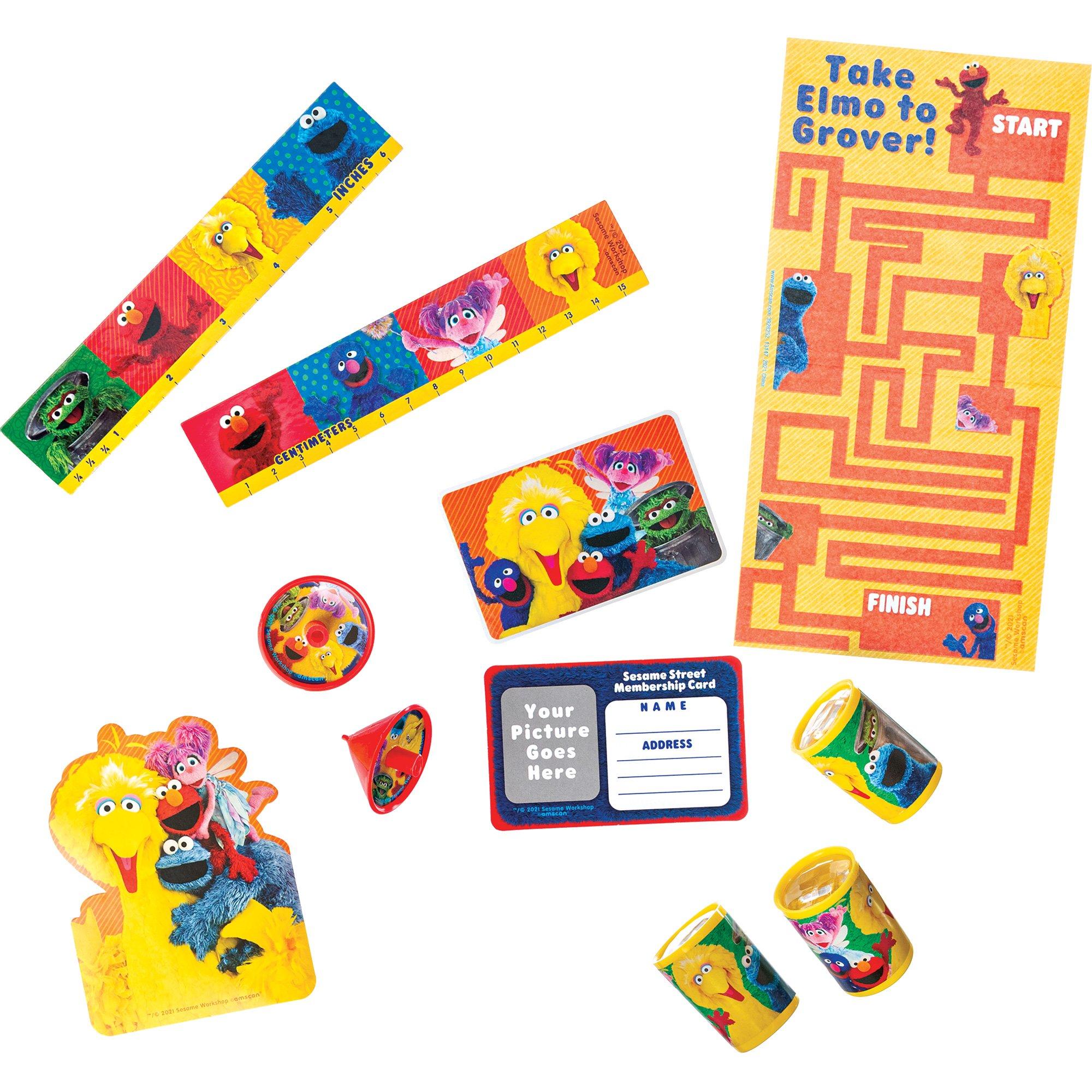 Everyday Sesame Street Favor Pack. 8 Guests. 48pc