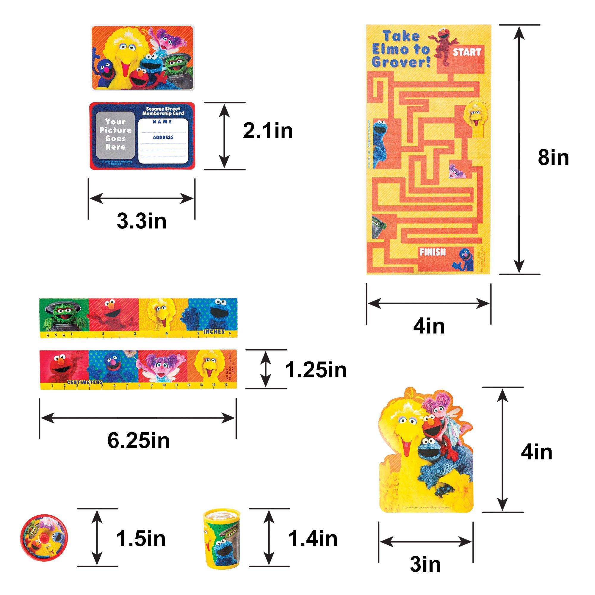 Everyday Sesame Street Favor Pack. 8 Guests. 48pc - Image 2
