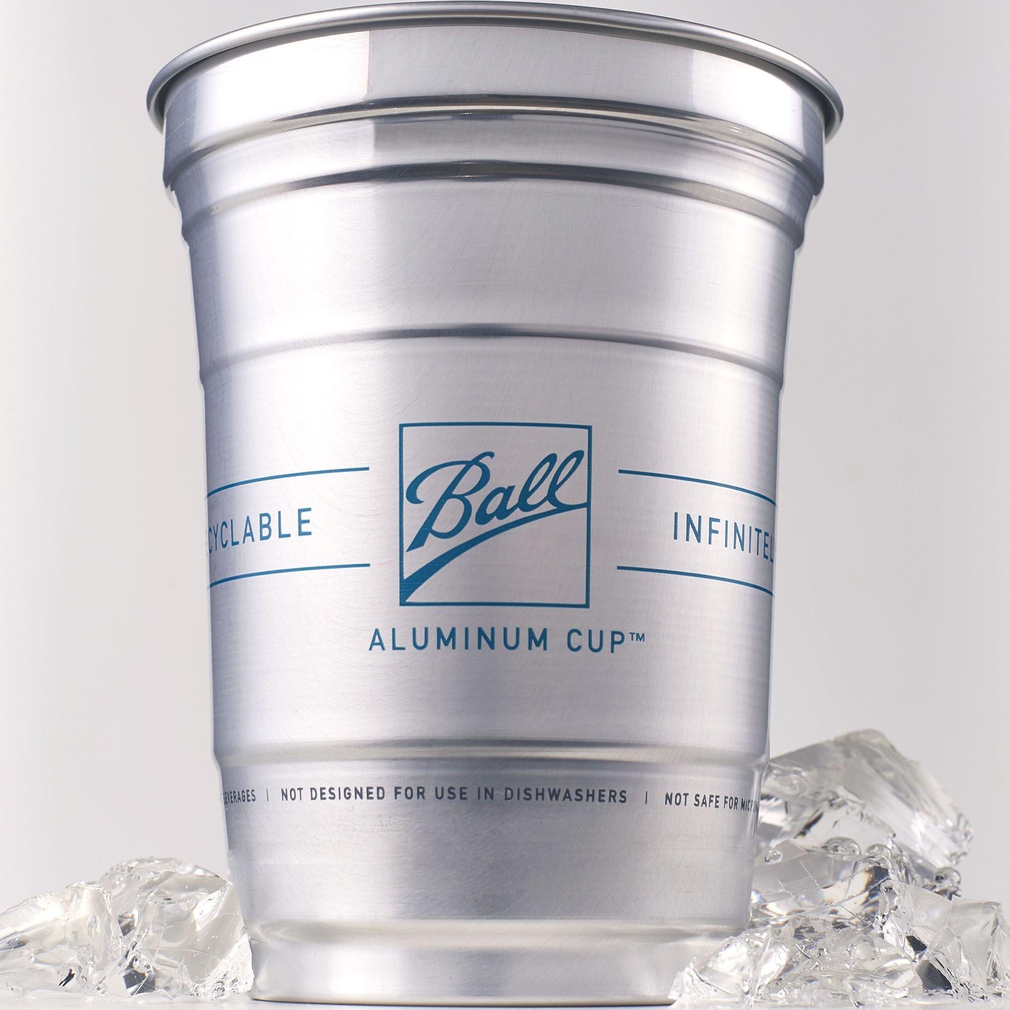 Ball Aluminum Cup. 16oz. 24ct - The Ultimate 100% Recyclable Cold-Drink Cup - Image 3