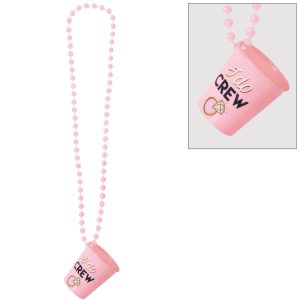 I Do Crew Shot Glass Necklaces. 1.5oz. 6ct