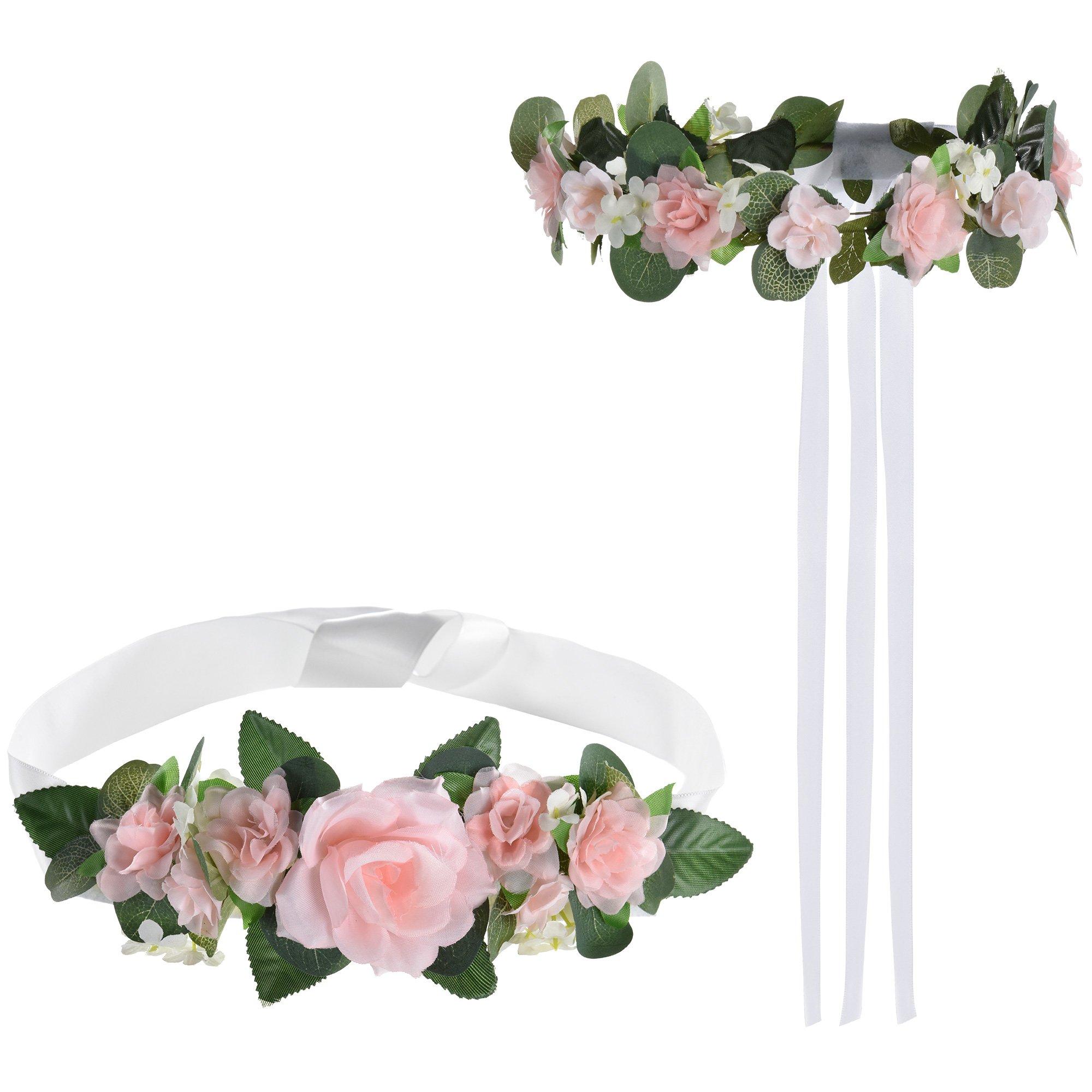 Flower Girl Accessory Set. 2pc - Wedding - Image 2