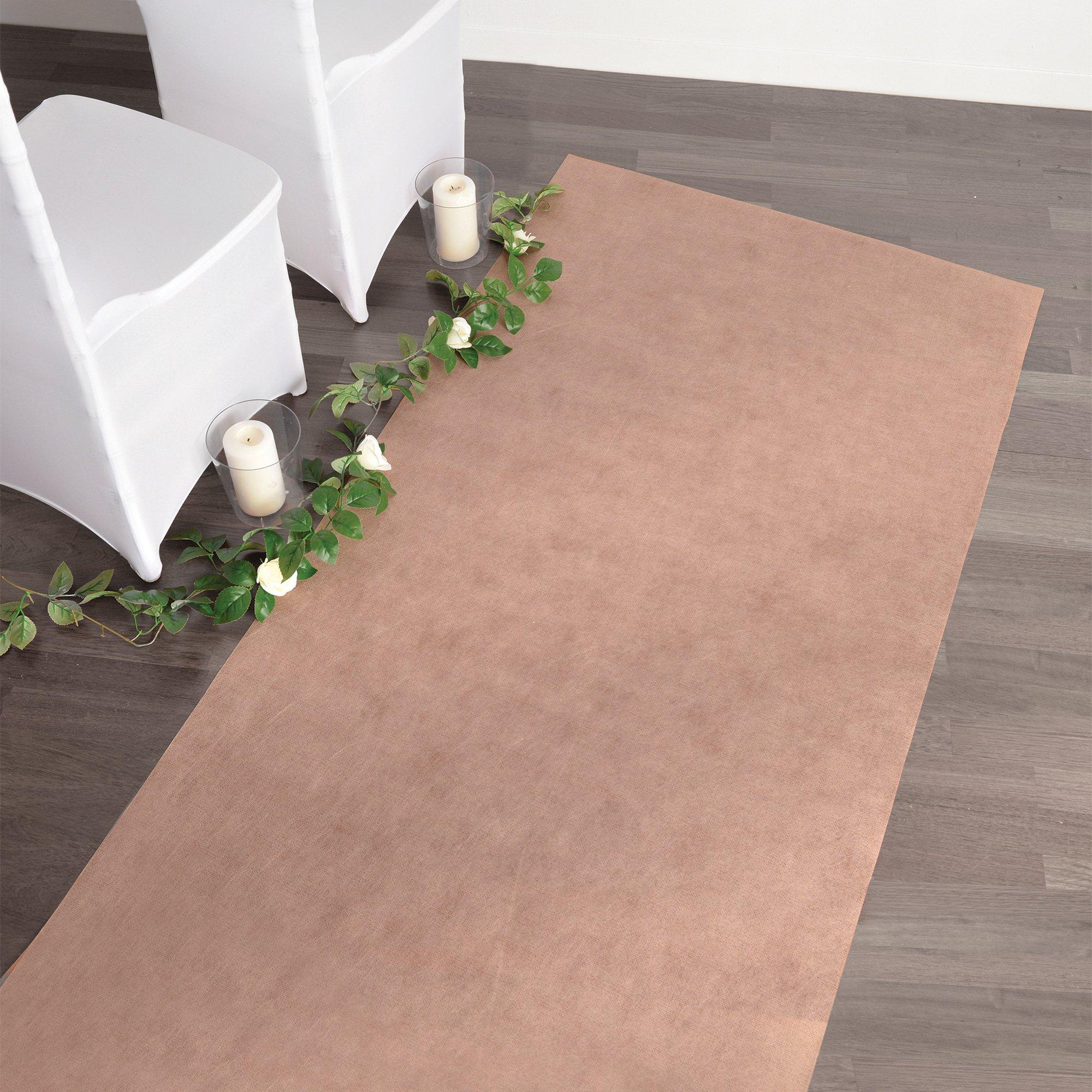 Tan Aisle Runner. 3ft x 100ft