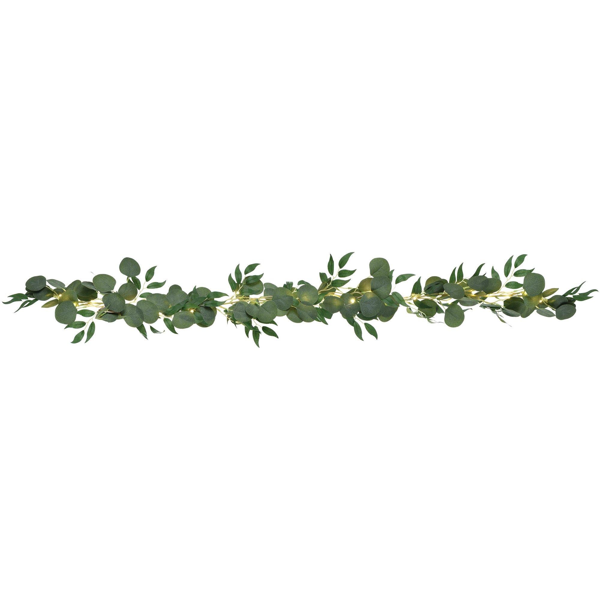 Light-Up Leaf Garland. 6ft