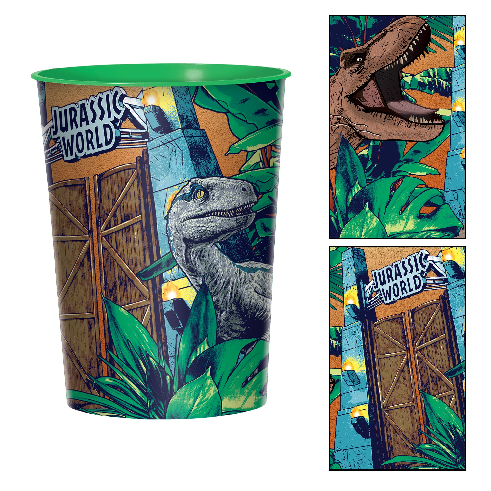 Jurassic World Plastic Favor Cup. 16oz - Image 2