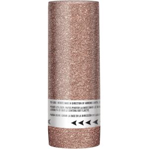 Glitter Rose Gold Confetti Party Poppers. 4in. 3ct - Sweet Sixteen