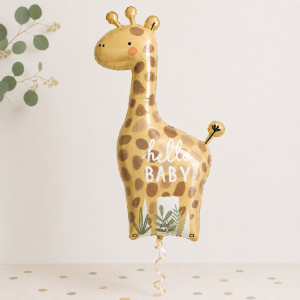 Giraffe Soft Jungle Foil Balloon. 42in