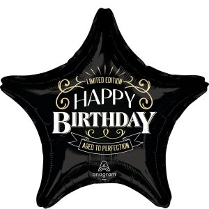 Better with Age Birthday Star Foil Balloon. 28in