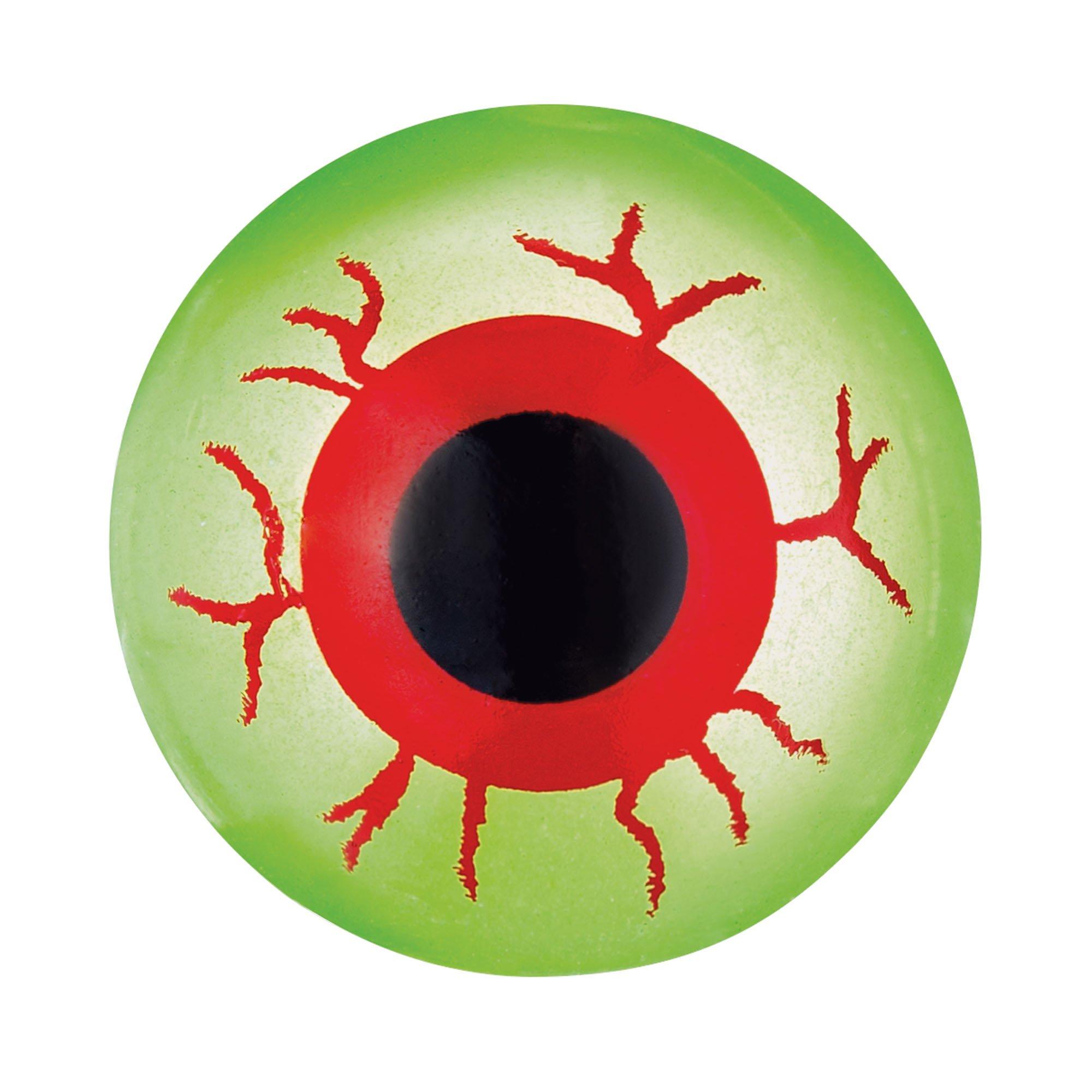 Glow-in-the-Dark Squishy Eyeballs. 2in. 6ct