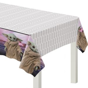 The Child Plastic Table Cover. 54in x 96in - The Mandalorian