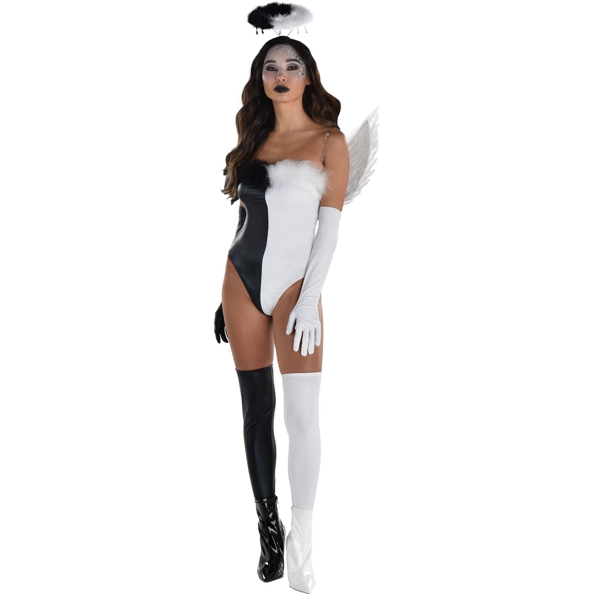 Adult Twisted Angel Marabou Halo - Image 2