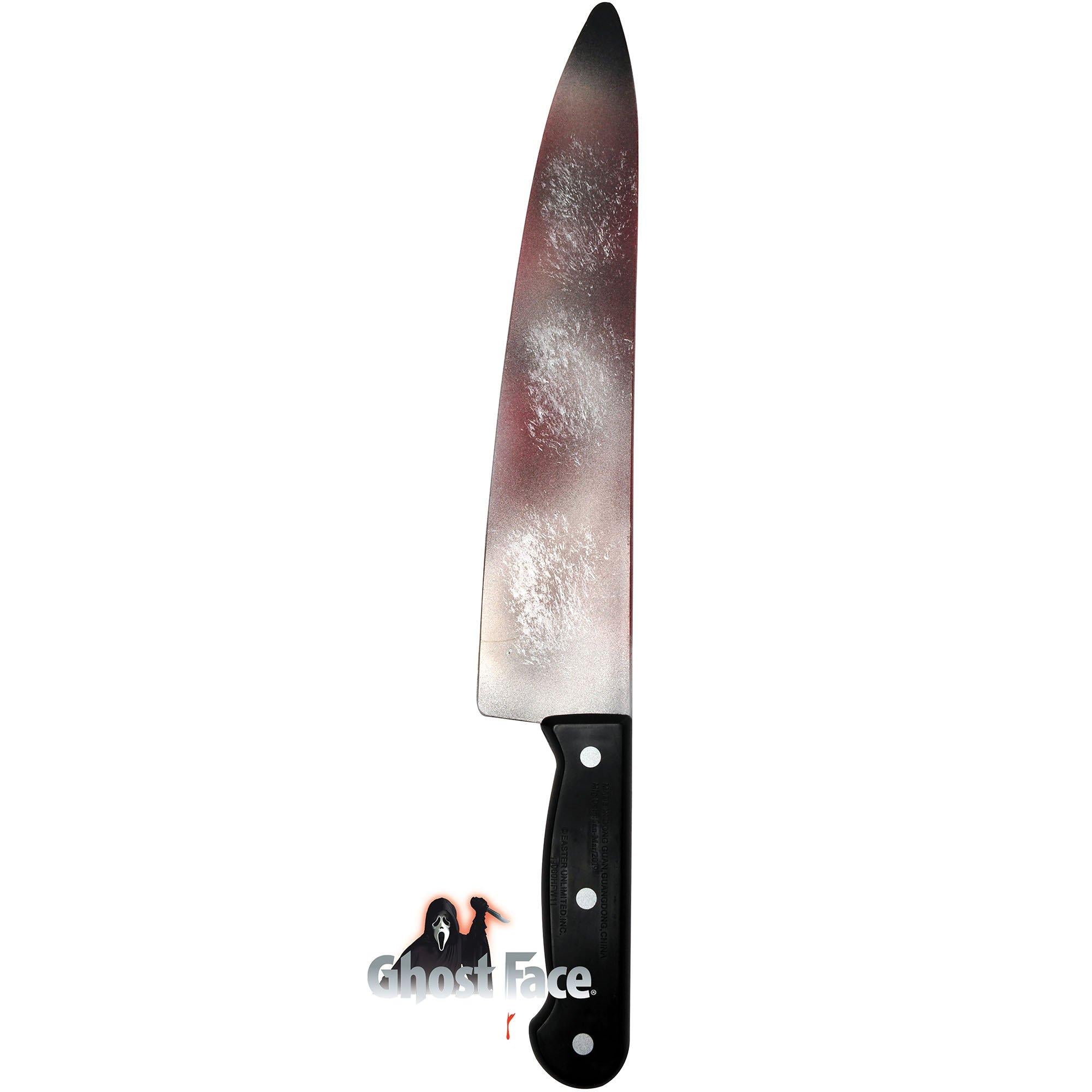 Bloody Ghostface Knife Prop. 15in - Scream
