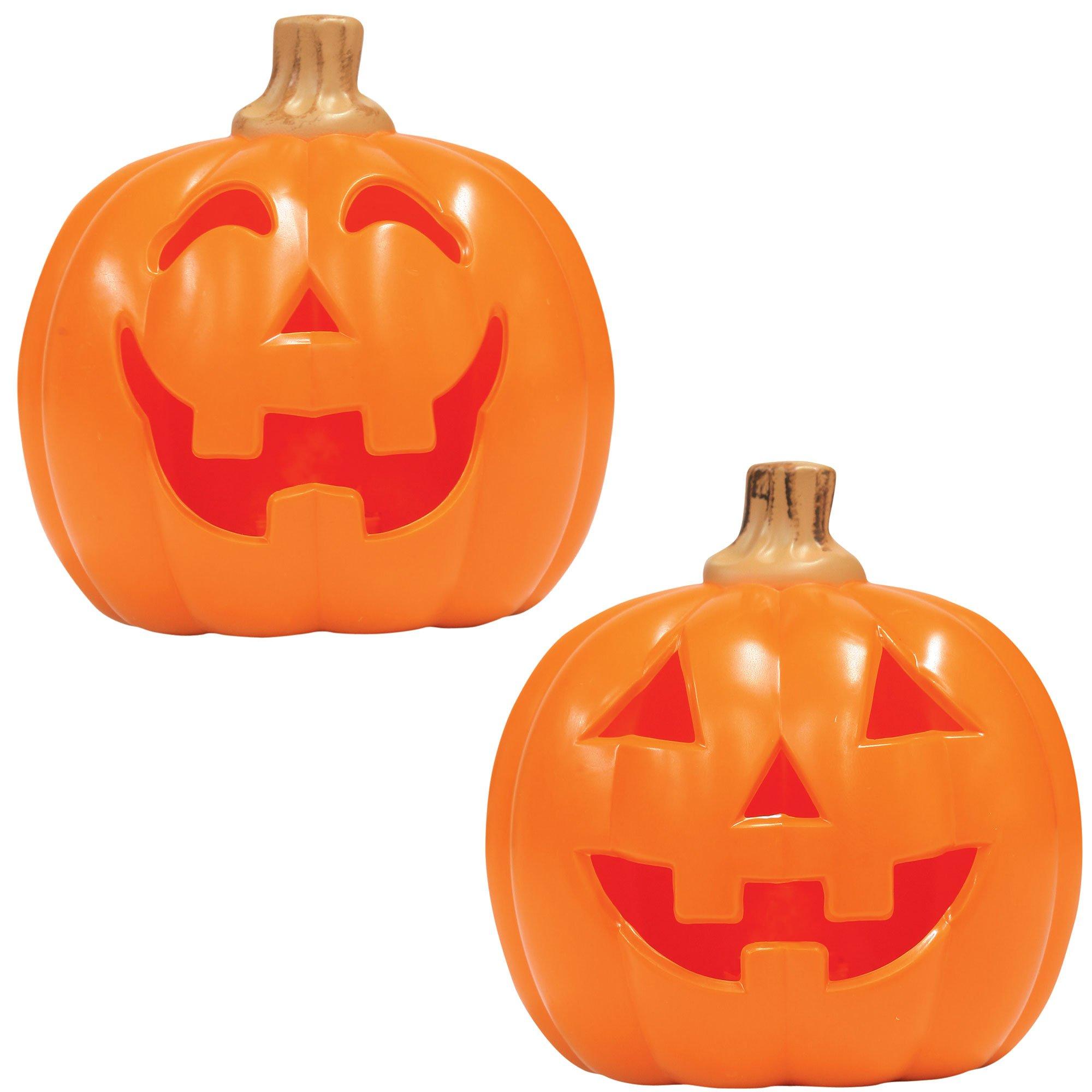 Light-Up Jack-o'-Lantern Decoration. 3in x 4in