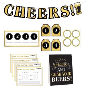 Beer Tasting Kit for 4 Guests. 15pc - Better With Age