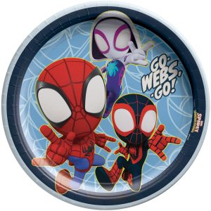 Spidey & His Amazing Friends Paper Lunch Plates. 9in. 8ct