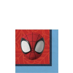 Spidey & His Amazing Friends Paper Beverage Napkins. 5in. 16ct