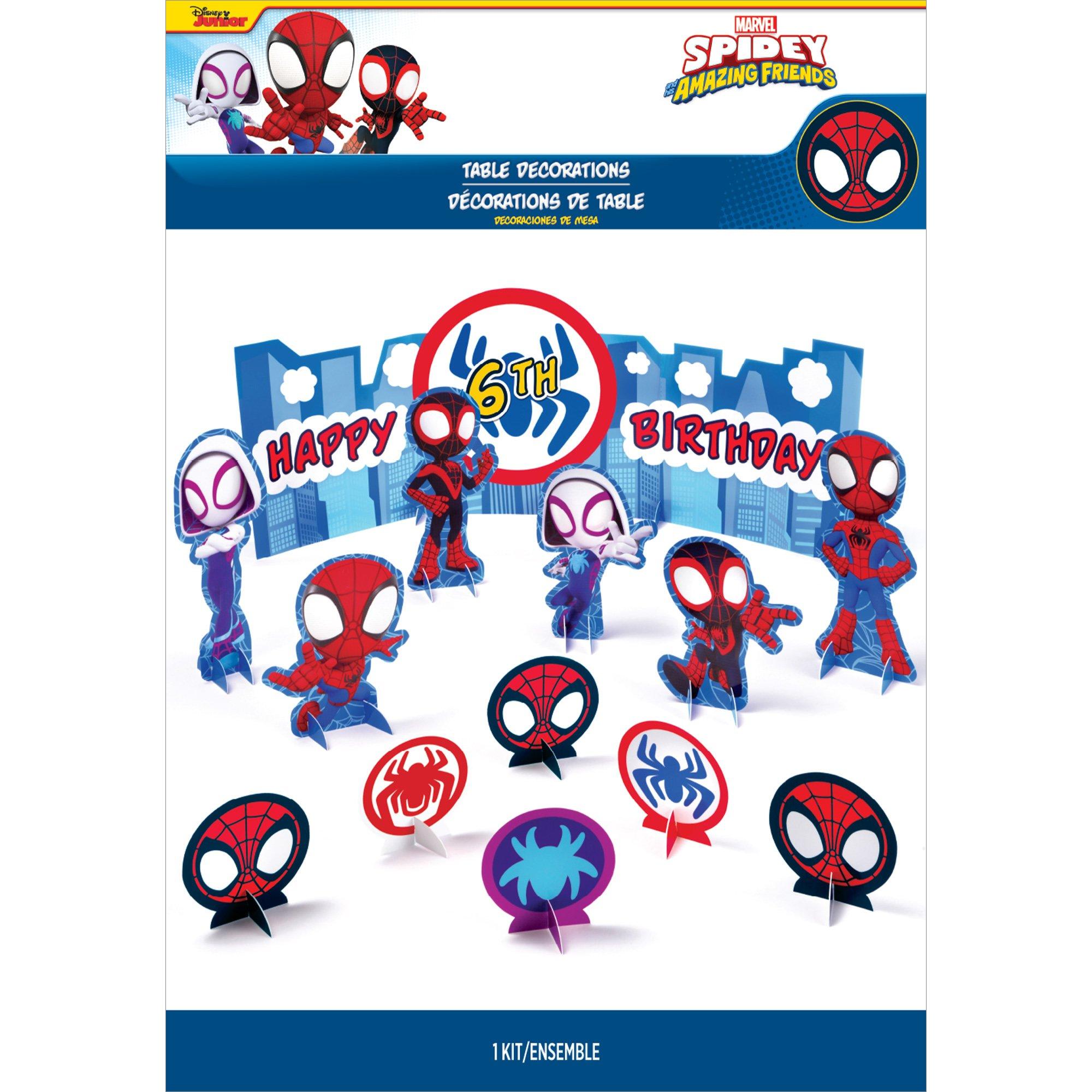 Customizable Spidey & His Amazing Friends Cardstock Table Decorating Kit. 13pc - Image 2