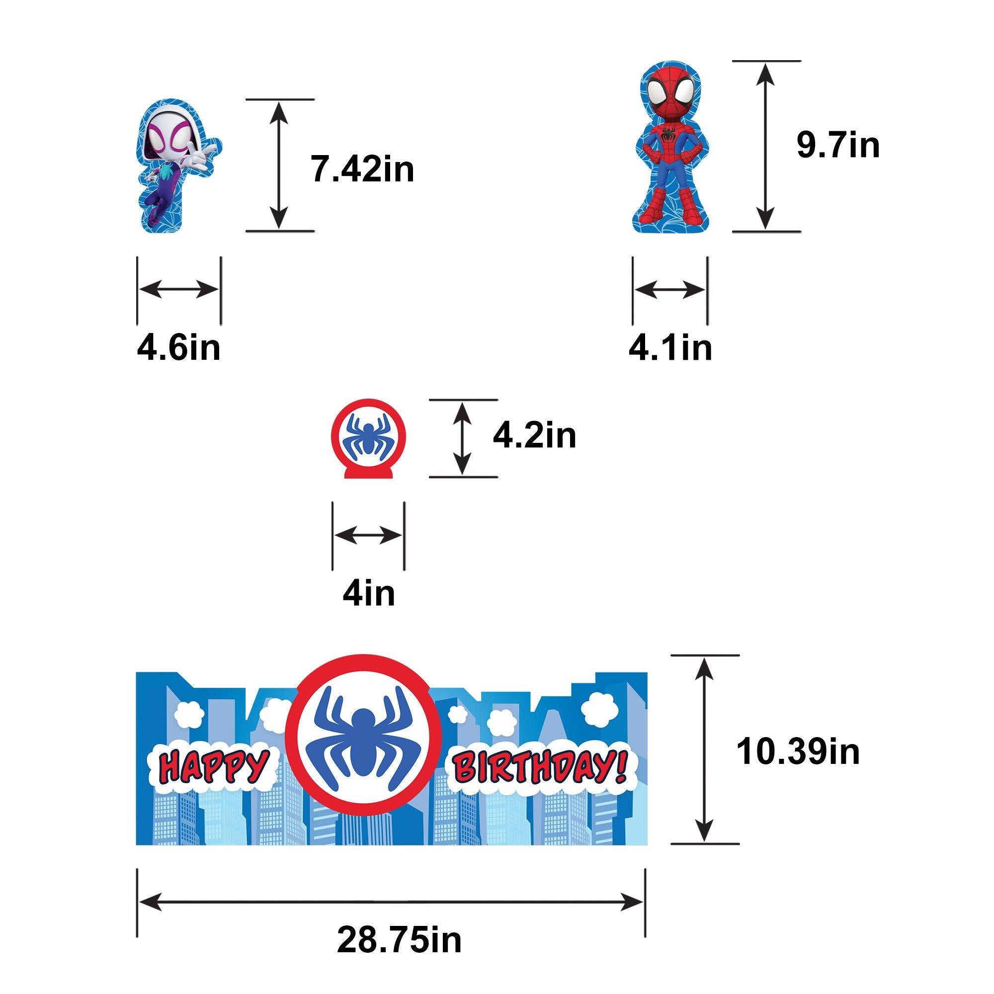 Customizable Spidey & His Amazing Friends Cardstock Table Decorating Kit. 13pc - Image 3