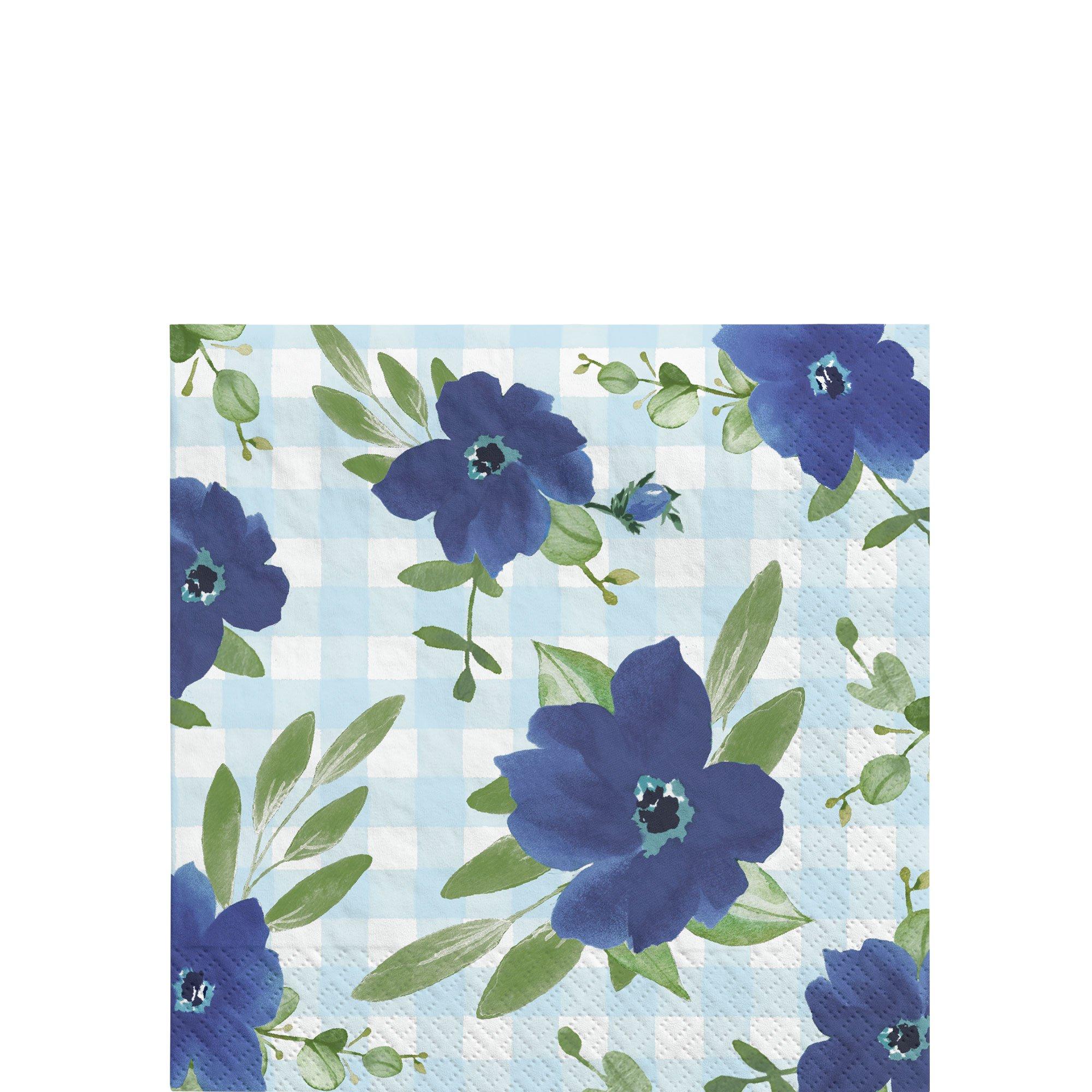 Baby in Bloom Baby Shower Paper Beverage Napkins. 5in. 16ct
