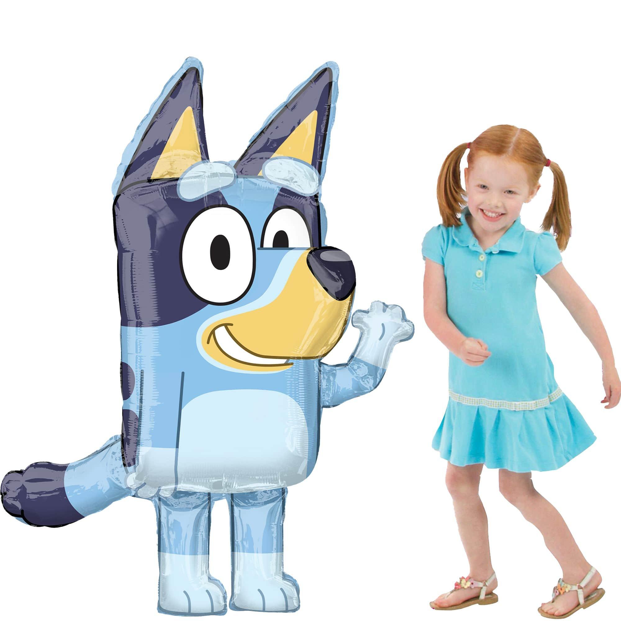 Gliding Bluey Foil Balloon. 46in