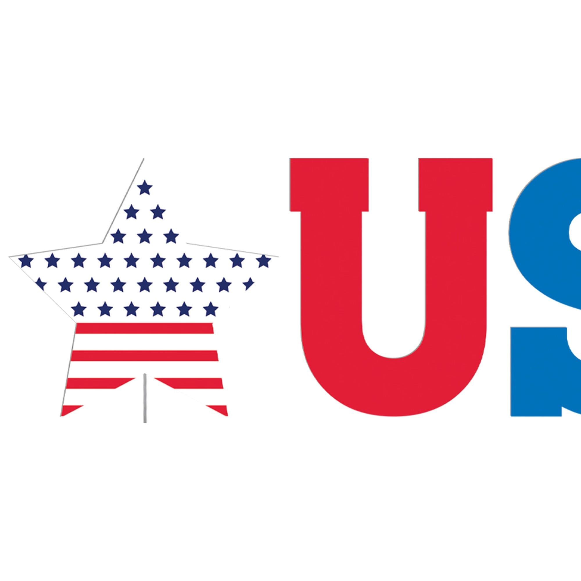 USA & Stars Icons Corrugated Plastic Yard Sign Set. 16.9in x 19in - Image 3