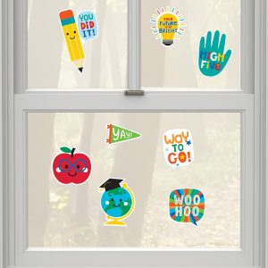 Graduation Fun Cardstock Cutouts. 9pc