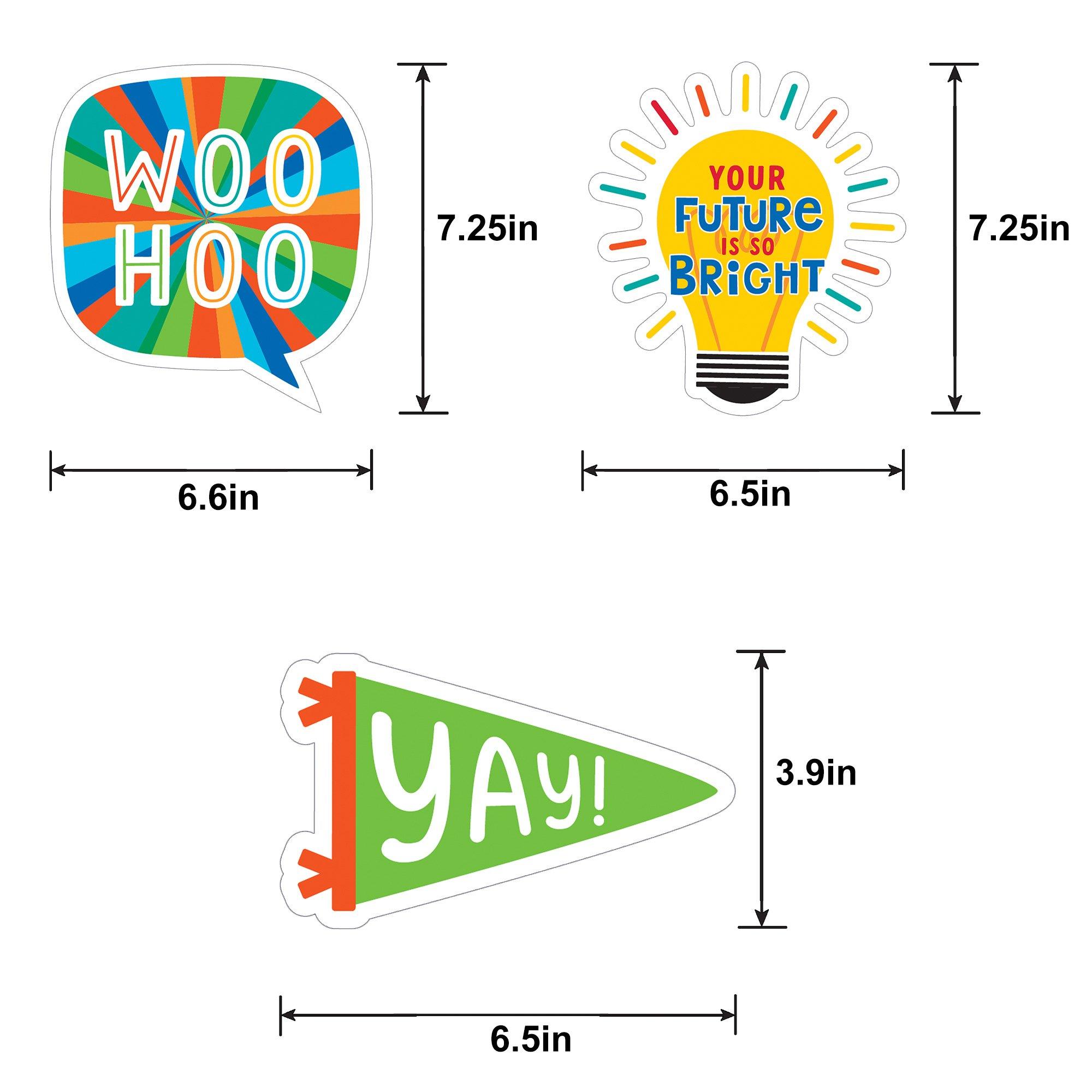 Graduation Fun Cardstock Cutouts. 9pc - Image 5