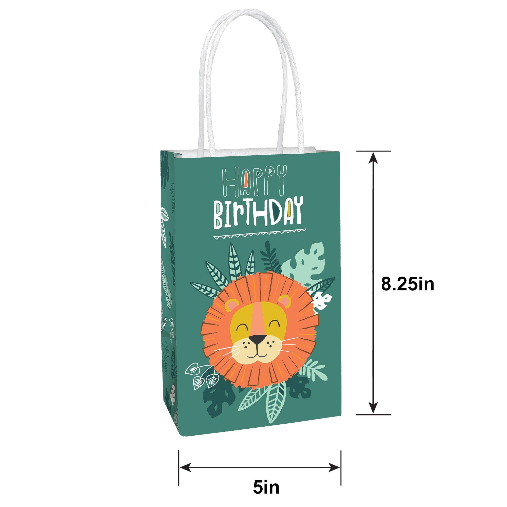 Get Wild Jungle Kraft Favor Bags. 5in x 8.25in. 8ct - Image 2