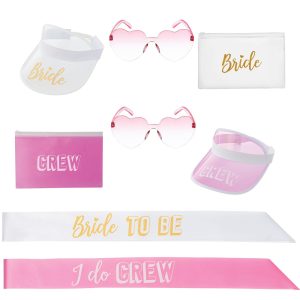 Bachelorette Party Accessories Kit for 4. 16pc