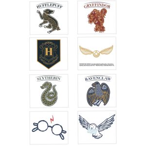 Hogwarts United Temporary Tattoos. 24ct - Harry Potter