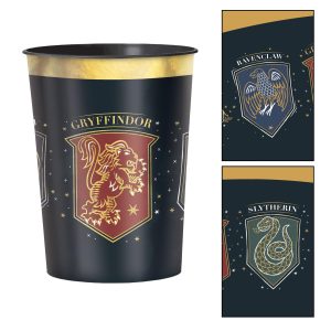 Metallic Hogwarts United Plastic Favor Cup. 16oz - Harry Potter