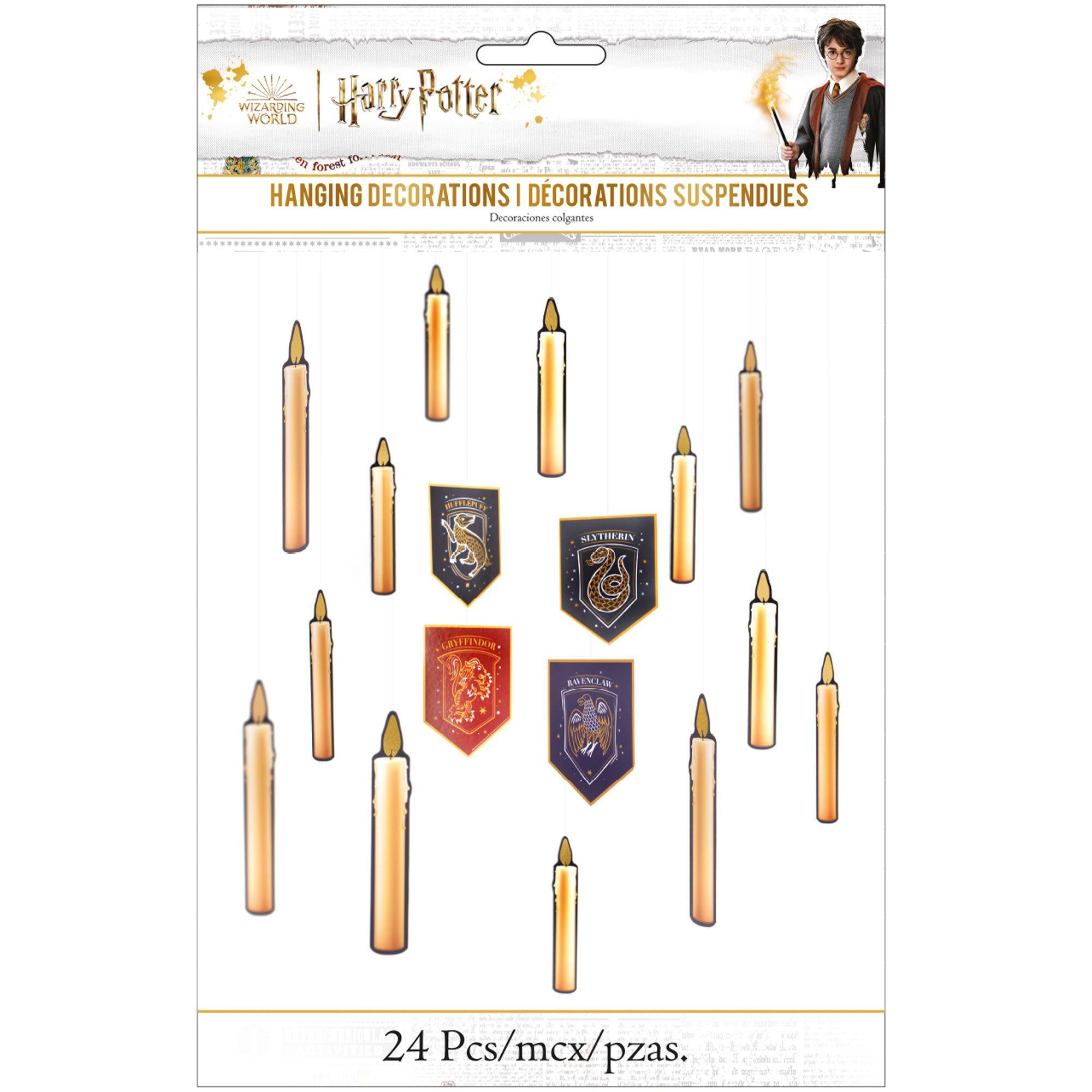 Metallic Hogwarts United Cardstock Hanging Decorations. 24ct - Harry Potter - Image 3