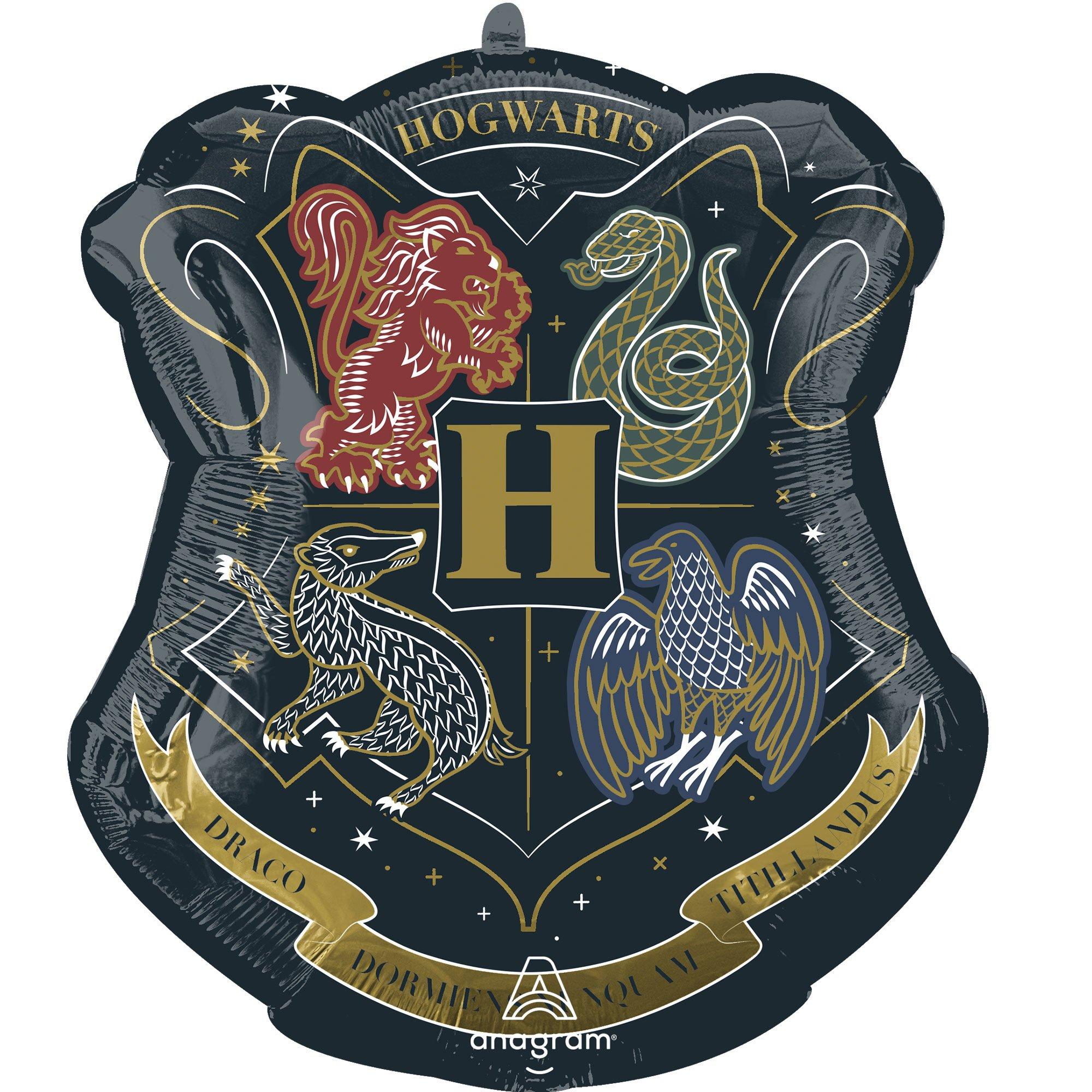 Hogwarts Crest Foil Balloon. 21in x 22in - Harry Potter