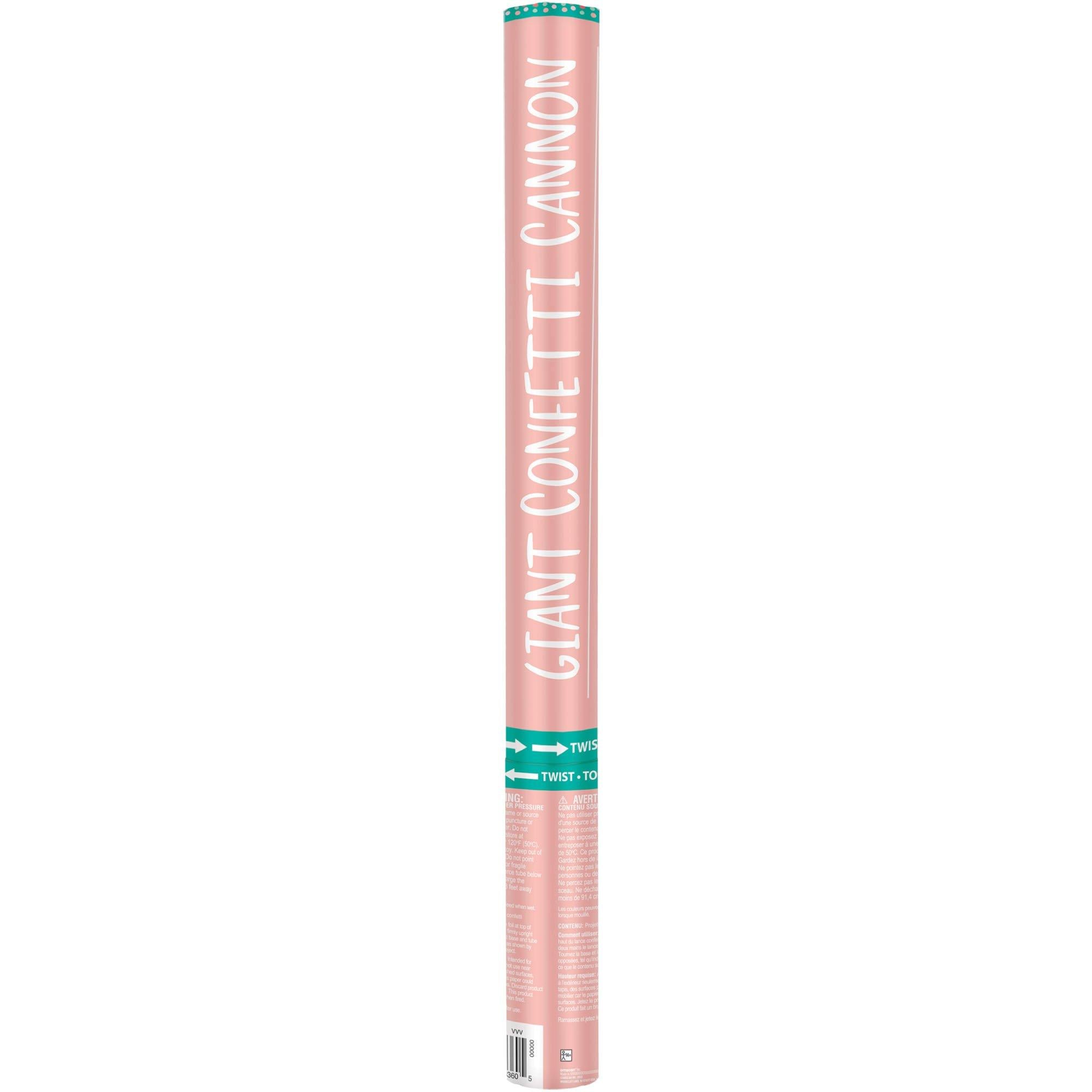 Giant Happy Cake Day Confetti Cannon. 2in x 24in