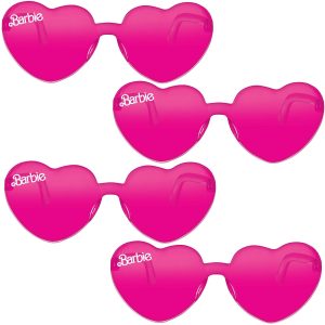 Malibu Barbie Rimless Plastic Sunglasses. 4ct