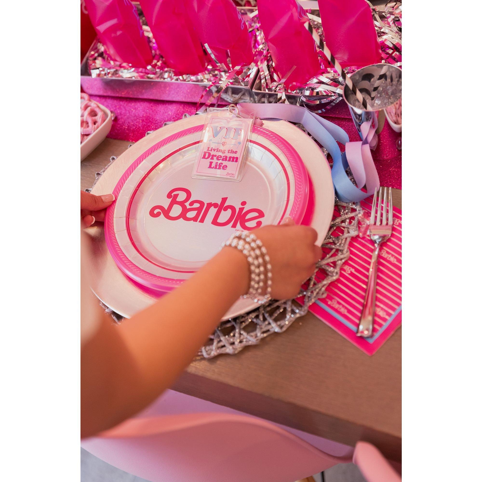 Metallic Malibu Barbie Paper Lunch Napkins. 6.5in. 16ct - Image 4