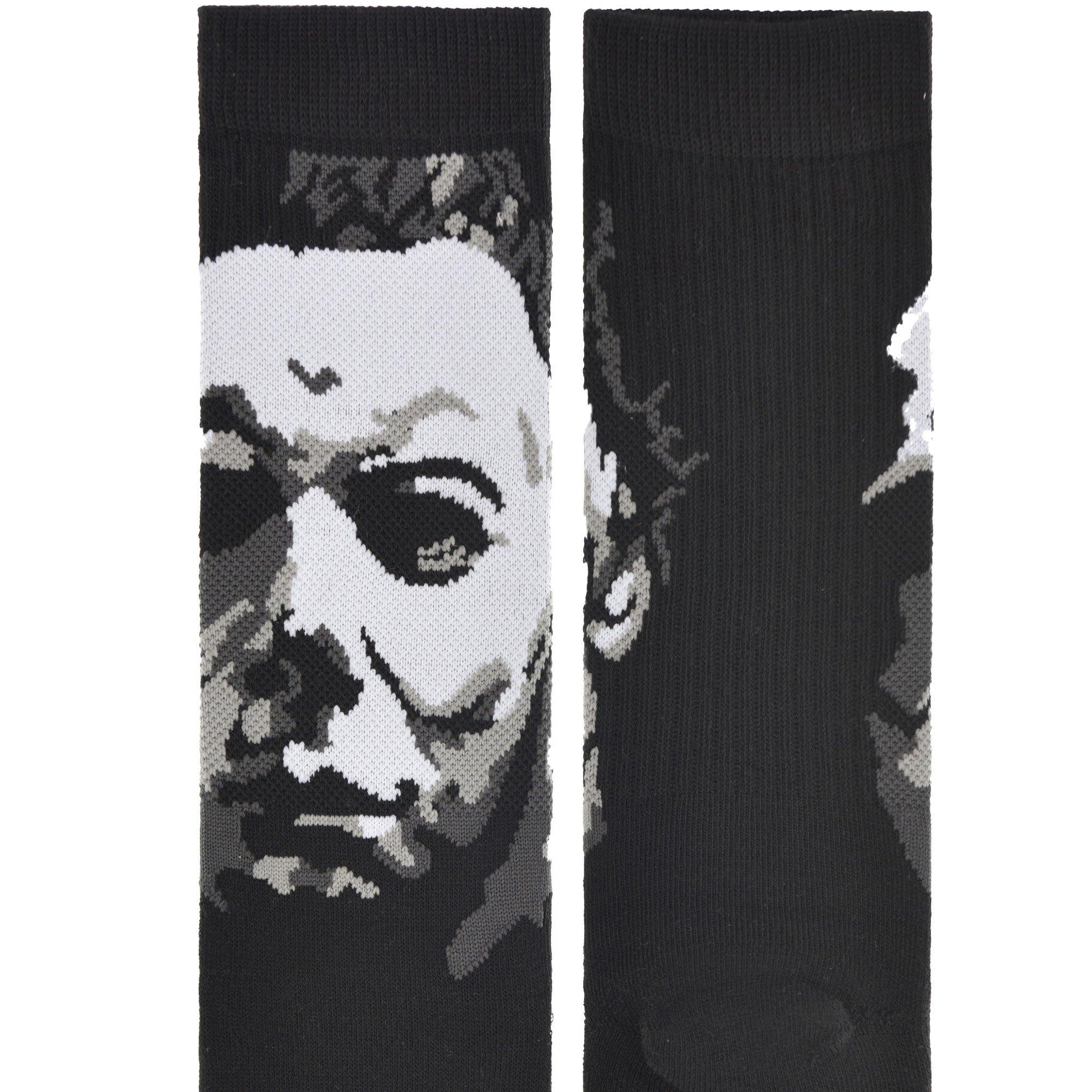 Michael Myers Poster Portrait Crew Socks - Halloween 4 - Image 2