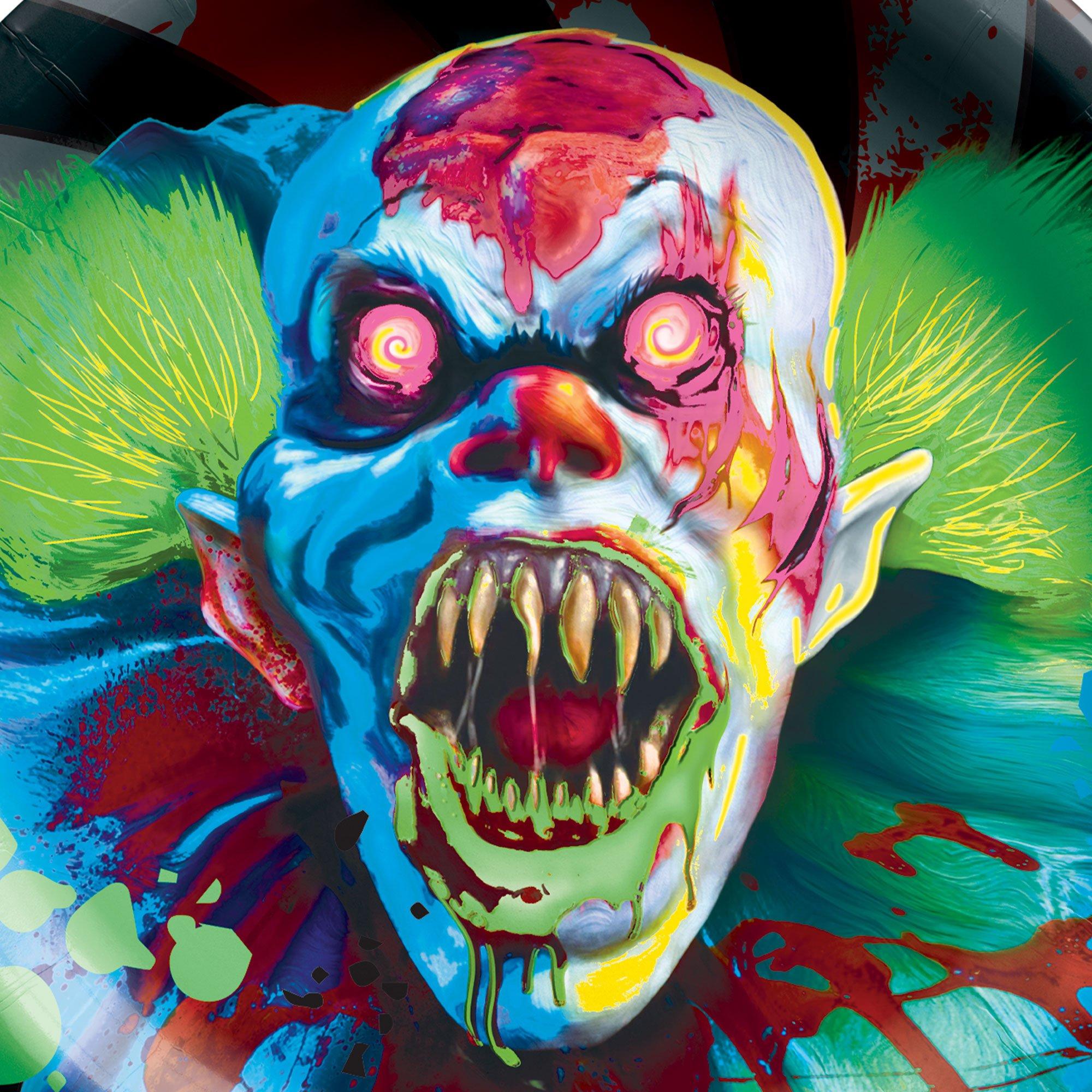 Creepy Carnival Black Light Reactive Paper Dessert Plates. 6.75in. 20ct - Image 5