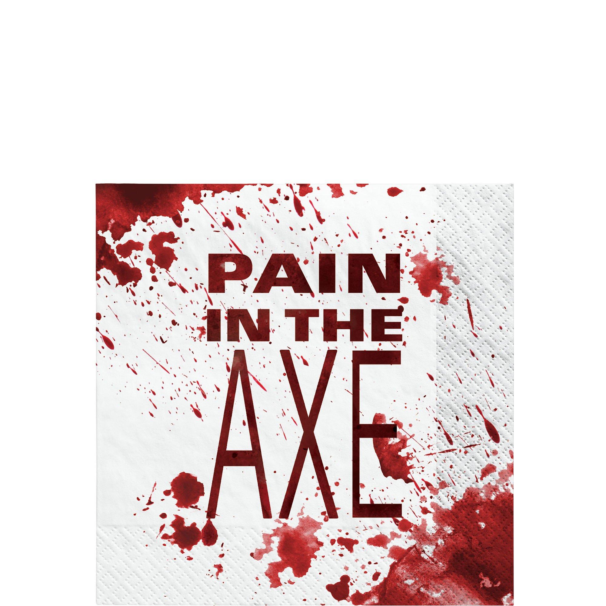 Get Axed Paper Beverage Napkins. 5in. 40ct