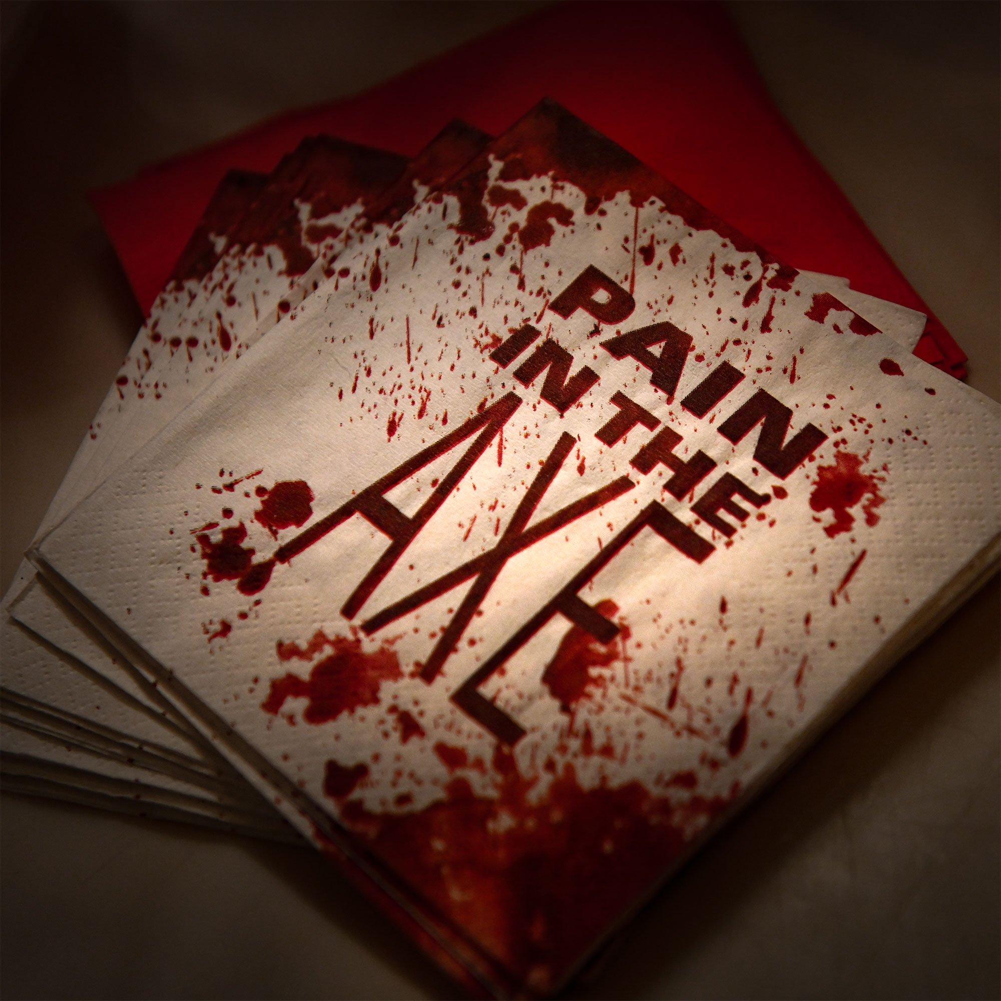 Get Axed Paper Beverage Napkins. 5in. 40ct - Image 2