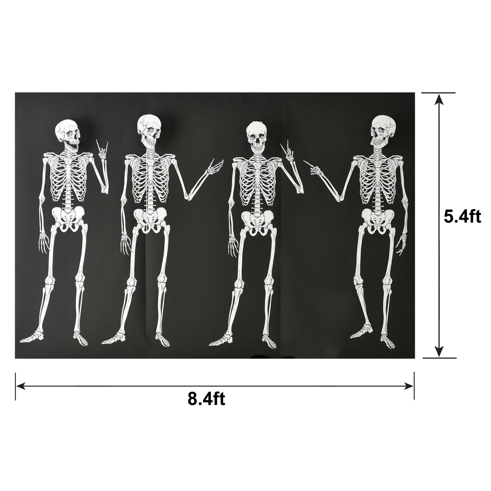 Skeleton Plastic Scene Setter Kit. 7pc - Image 2