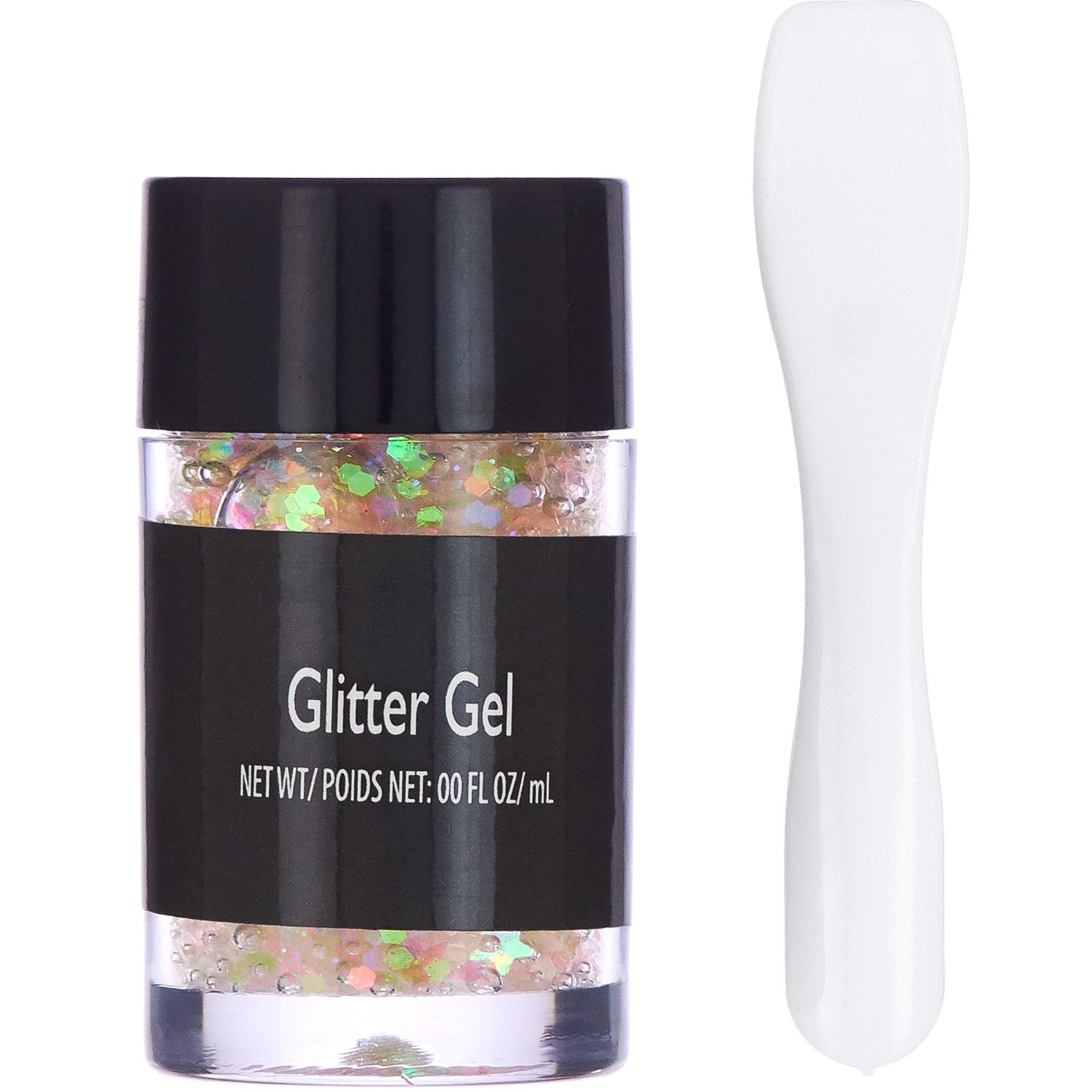 Iridescent Hexagon Glitter Gel. 0.17oz - Image 2