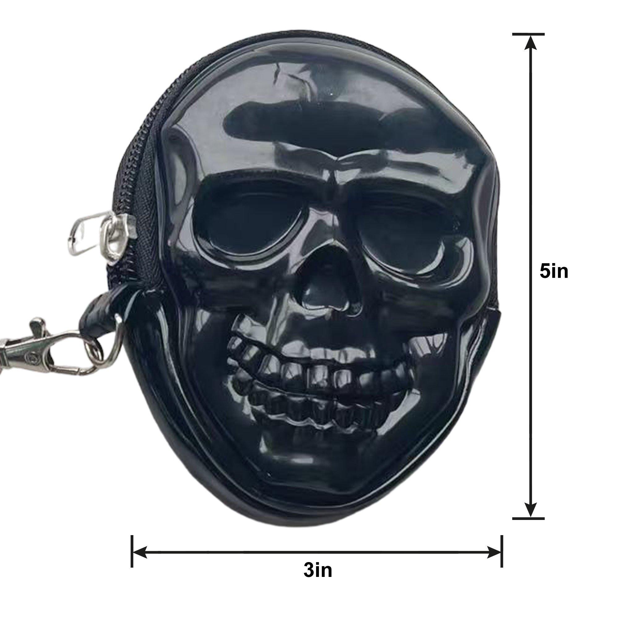 Pirate Skull Coin Bag - Image 3