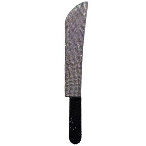 Rhinestone Butcher Knife Prop. 26in