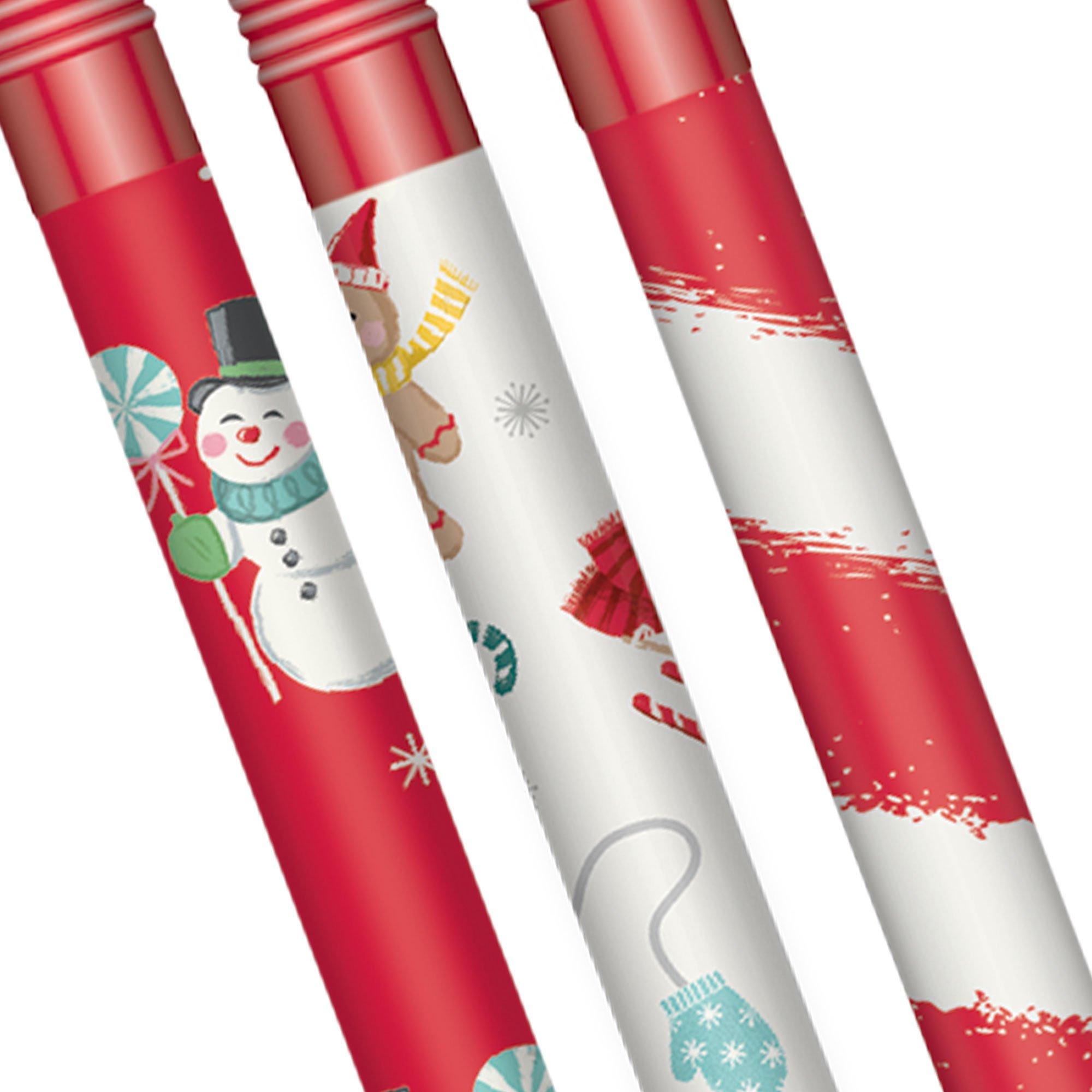 Peppermint Twist Holiday Wood Pencils. 24ct - Image 2