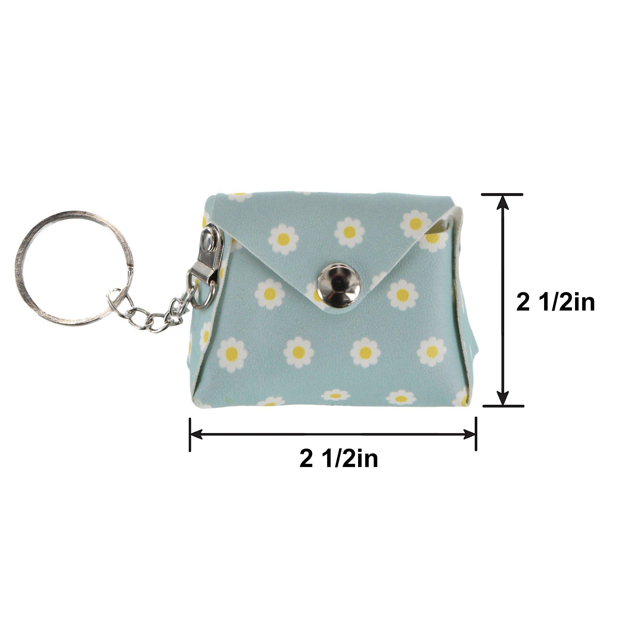 Daisy & Rainbow Mini Purse Keychains. 8ct - Image 2