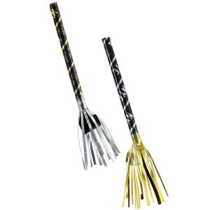 Black. Silver. & Gold Fringe Blowouts. 8ct