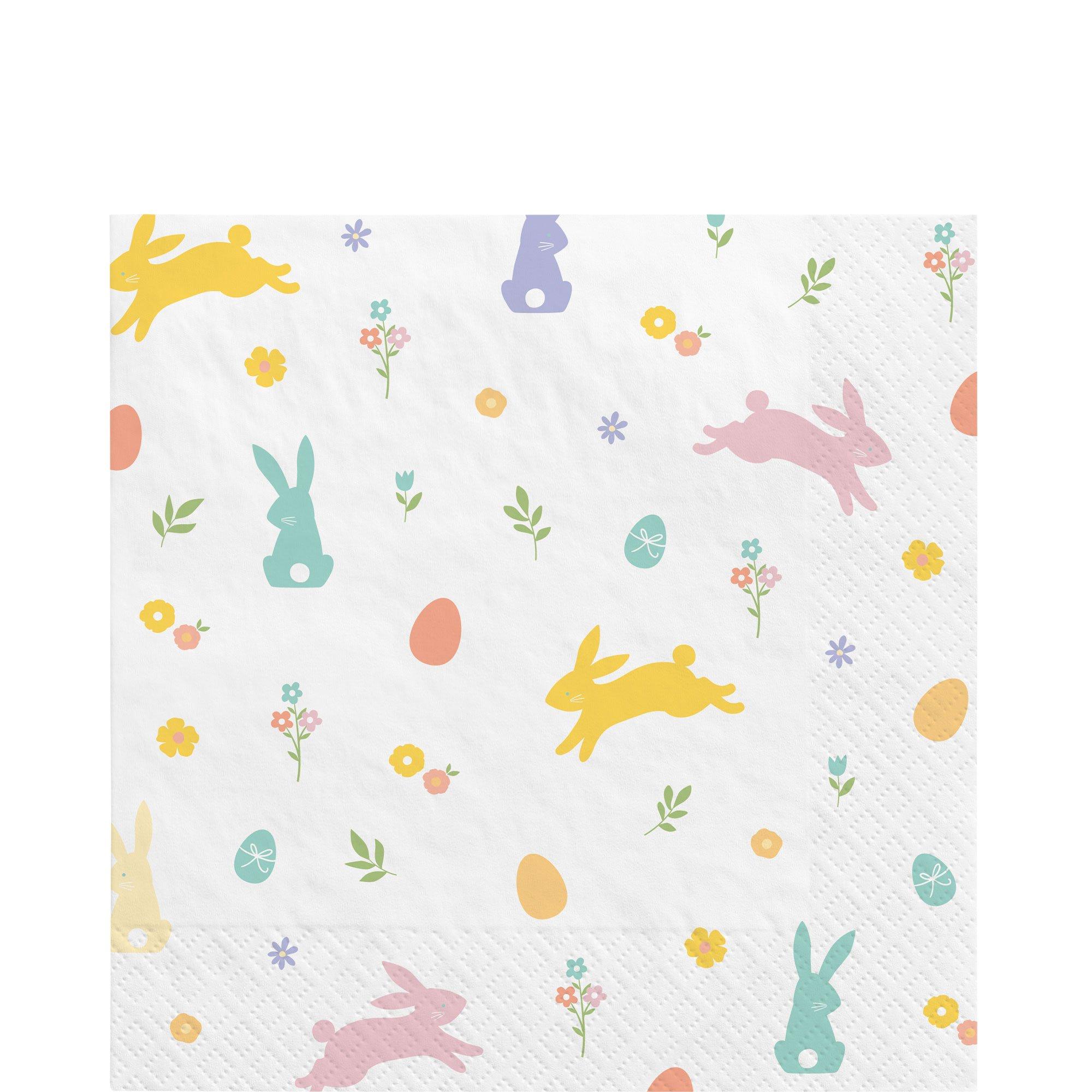 Easter Wishes Paper Lunch Napkins. 6.5in. 16ct