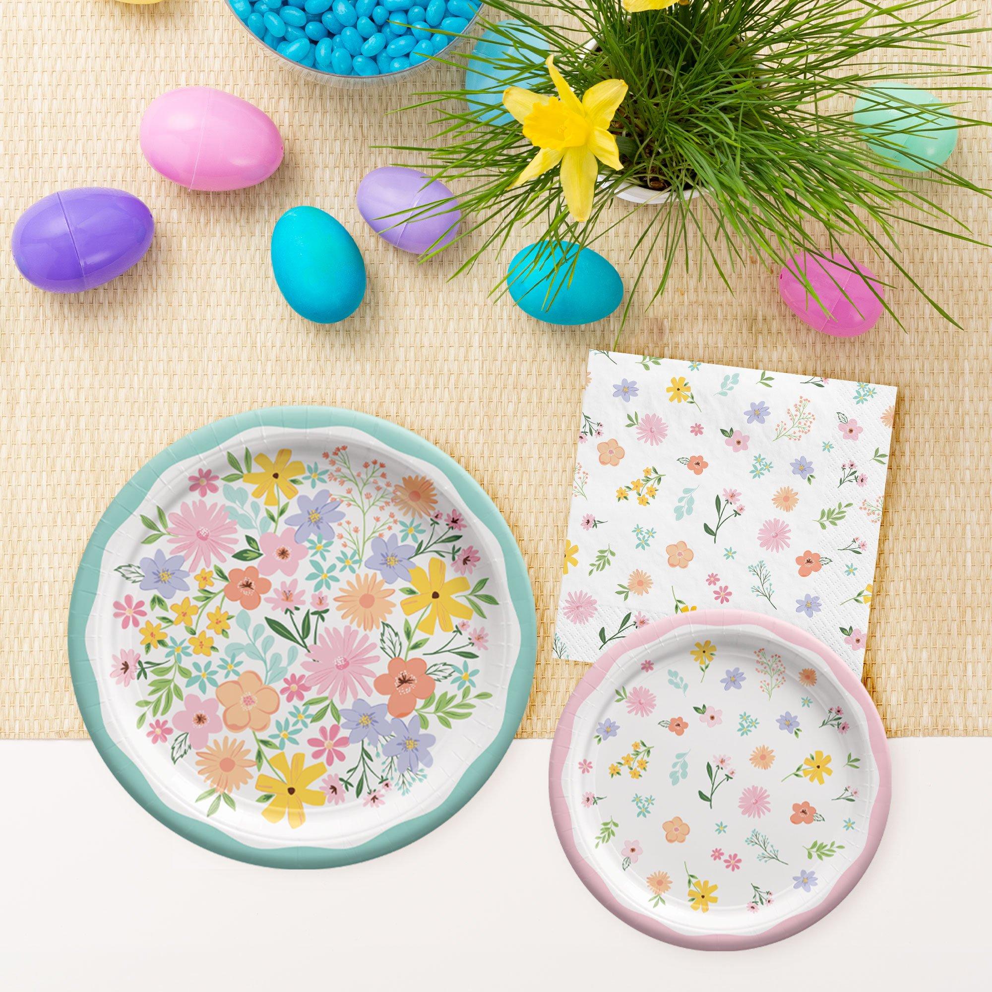 Springtime Blooms Paper Plates. 8ct. Assorted Options